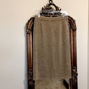 Wool Angora Silk Sweater Pencil Skirt